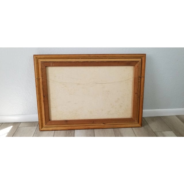 Vintage Abstract Signed Still Life Colorful Oil on Canvas Painting For Sale - Image 10 of 12