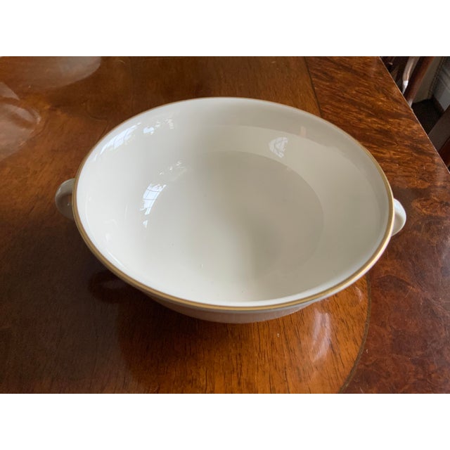 Pickard never disappoints. The only fine China made in the USA. Elevate your table with these lovely two handle bowls....