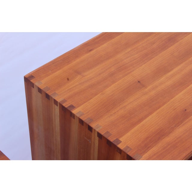 Cherrywood Bookcases from AT-BO, 1990s, Set of 4 For Sale - Image 15 of 18