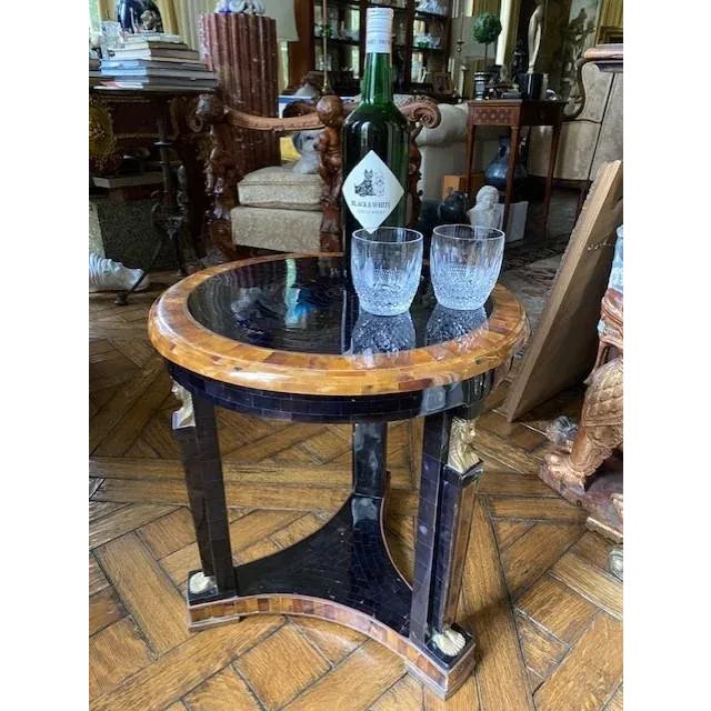 Recently discovered on one of our New England road trips, this Maitland-Smith is a rare beauty! This 1980's Faux...