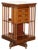 Antique Victorian Walnut Revolving Bookcase, 1880s For Sale
