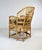 Amber Mid-20th Century Coastal Brighton Pavilion Bamboo and Cane Accent Chair For Sale - Image 8 of 12