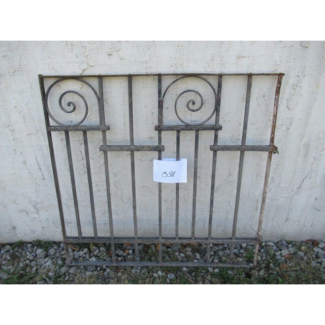 Antique Victorian Iron Gate For Sale - Image 5 of 6