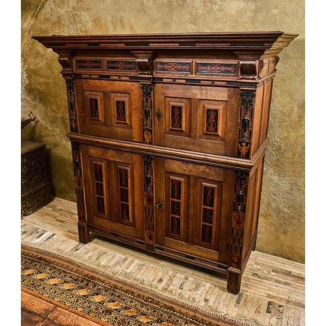 17th Century Renaissance Dutch Cabinet For Sale - Image 3 of 11