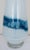 Mid-Century Modern Pair of Large John Richard Designer Table Lamps Blue & White Glass Post Mid Century Modern For Sale - Image 3 of 9