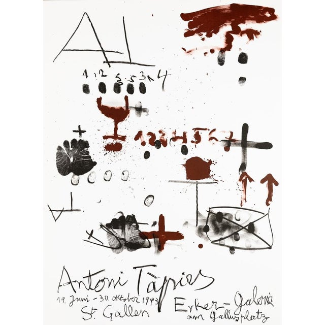 Antoni Tapies, Galerie Erker, Lithograph For Sale - Image 7 of 7