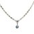 Early 20th Century Edwardian Platinum and 14k White Gold Sapphire Necklace For Sale - Image 4 of 6