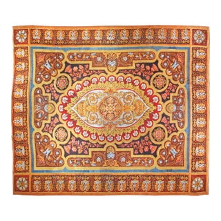 Vibrant 1920s English Axminster Rug For Sale