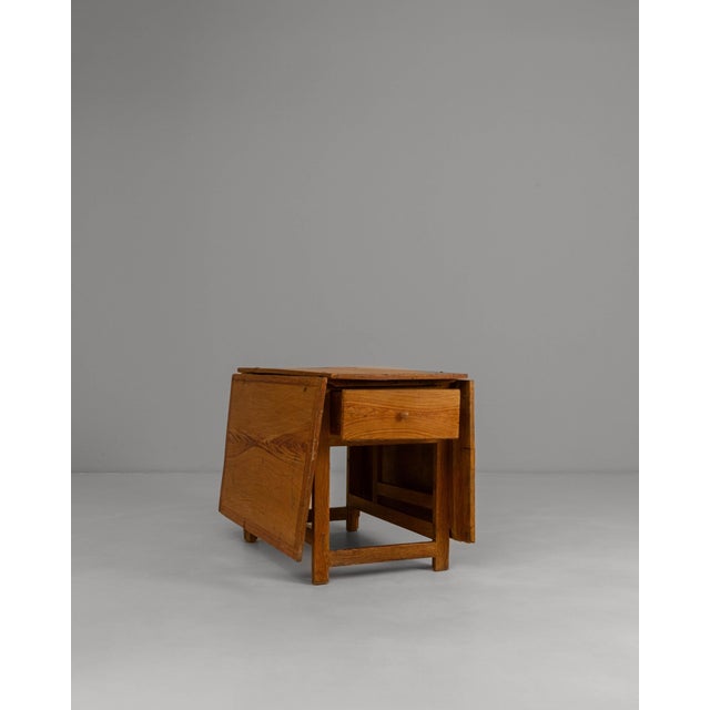 19th Century Swedish Wooden Drop Leaf Table In Original Patina For Sale - Image 16 of 18