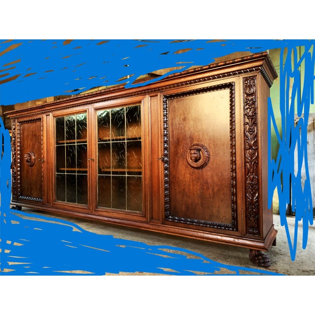 Long Library in Neo-Renaissance Style, 1800s For Sale - Image 17 of 18