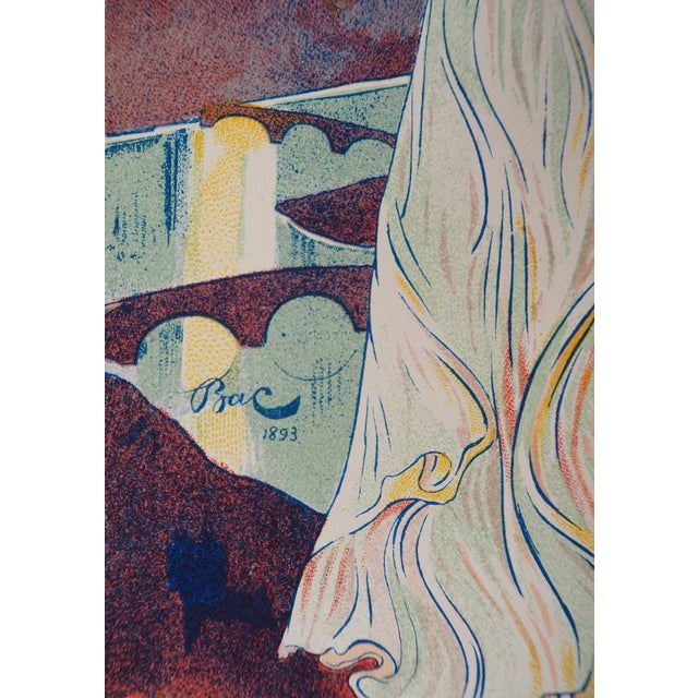 Ferdinand Bac, Charming Woman, 1895, Lithograph For Sale - Image 5 of 10
