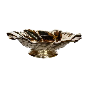 Mid-Century Modern Silver Metal Bowl by Arthur Krupp, 1950s