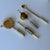 1970s Vintage 24-Karat Gold-Plated Cocktail Set from Guzzini, Italy, 1970s, Set of 4 For Sale - Image 5 of 11
