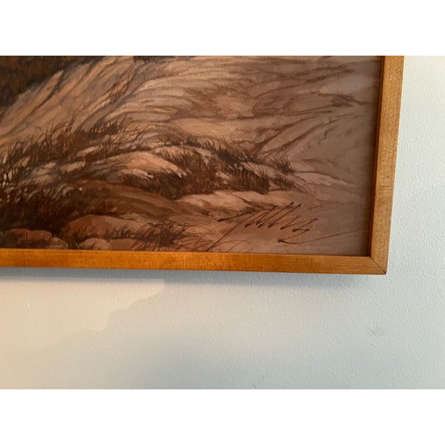 American 1980s Tallie Moore Bush Landscape Oil on Canvas Painting For Sale - Image 3 of 4