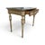This elegant 18th-century Italian Louis XVI console table features a beautifully aged grey marble top above a single...