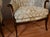 1930 Pair French Carved Mahogany High-Back Living Room Chairs / Spring-Seat For Sale - Image 12 of 18