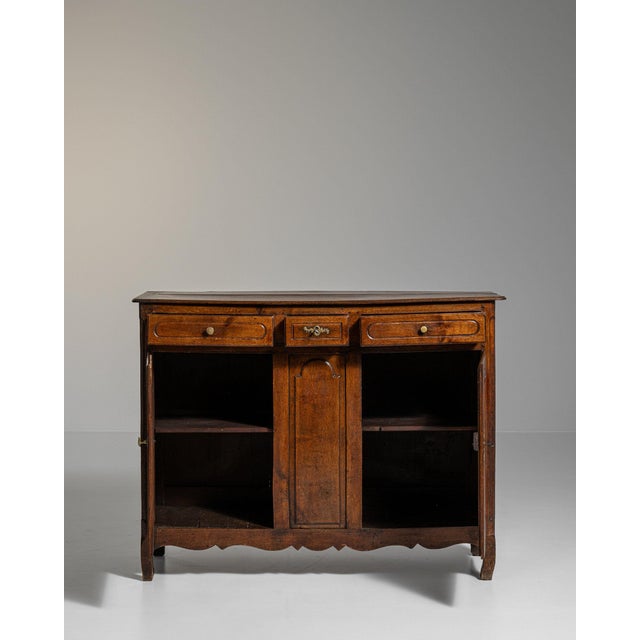 19th Century 19th Century France Louis XV Brown Wood Storage Cabinets & Cupboards For Sale - Image 5 of 11