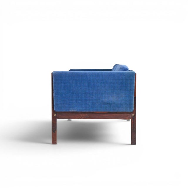 A.P. Stolen Hans Wegner for Ap Stolen Ap62 Mid Century Rosewood 4 Seater Sofa For Sale - Image 4 of 9