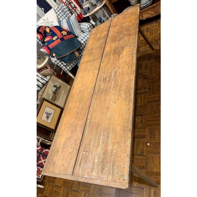1870's Harvest Table From Pennsylvania For Sale - Image 4 of 7