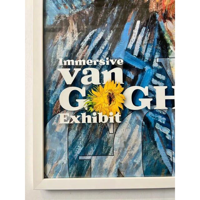 Early 21st Century Vincent Van Gogh Immersive Exhibition Original Poster , Framed 2021 For Sale - Image 5 of 10