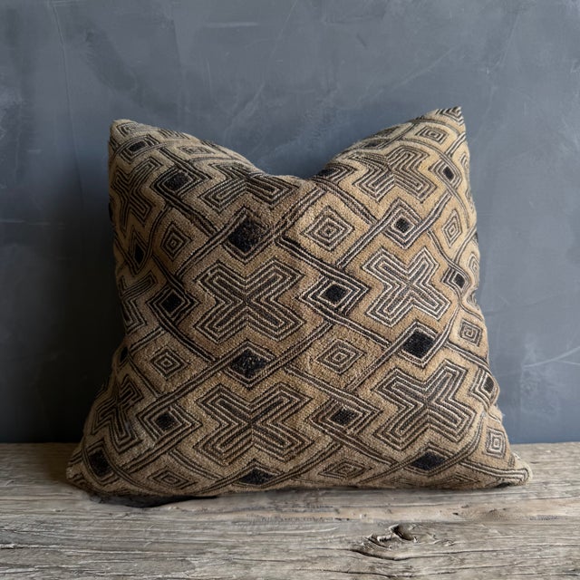 18" x 18" Includes Insert. A truly one-of-a-kind pillow, thoughtfully handcrafted from a carefully curated selection of...