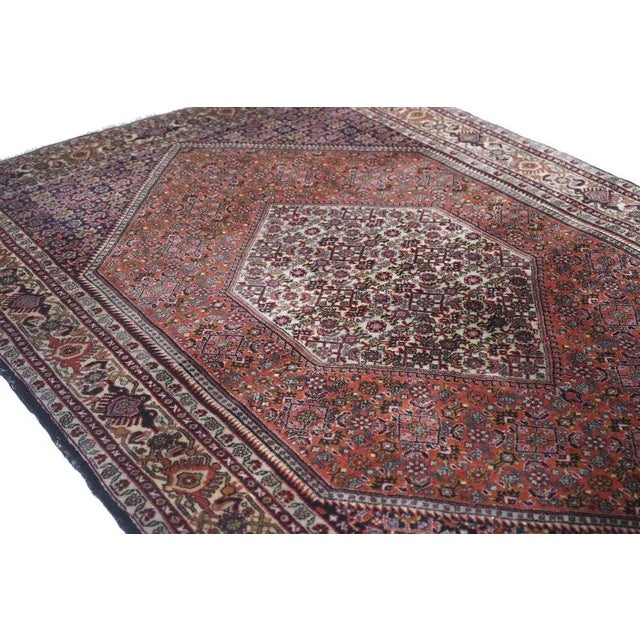 Vintage Bidjar Rug 3'8'' X 5'7'' For Sale - Image 9 of 11