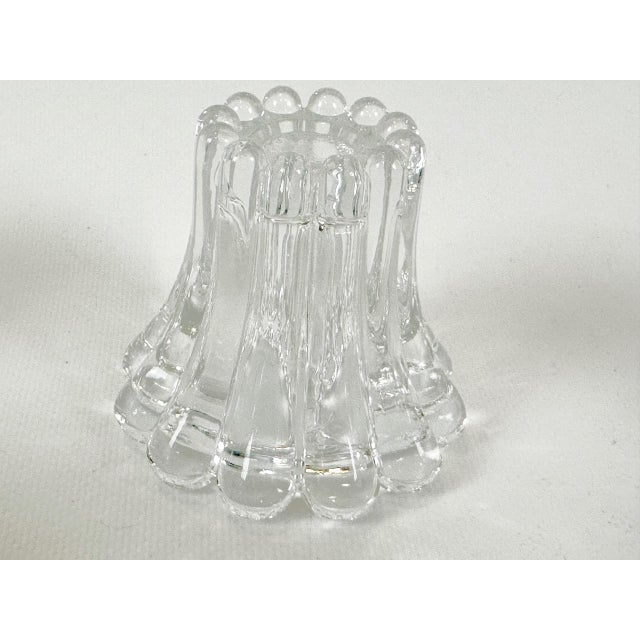 Glass Crystal Bubble Glass Candleholders from San Marco, West Germany, 1970s, Set of 9 For Sale - Image 7 of 11