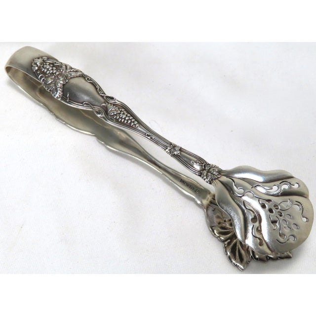 Fancy Antique American Sterling Silver Ice Tongs Chairish
