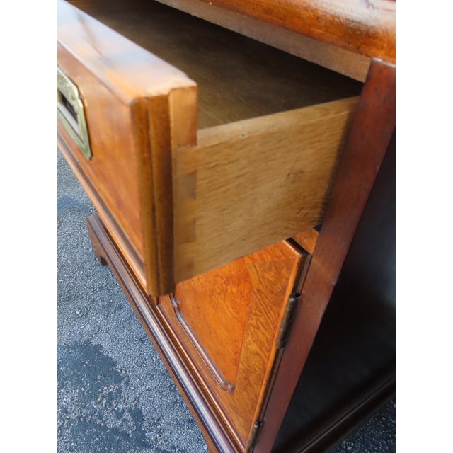 Century Hollywood Regency Nightstands End Bedside Tables a Pair 6363 For Sale - Image 9 of 17