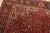 Textile Heriz Rug 8’5” X 10’9” Red Wool Vintage Traditional Hand-Knotted Oriental Carpet For Sale - Image 7 of 15