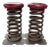 Pair of Industrial Springs Stools For Sale