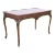 Early 20th Century George III Style Banded Mahogany Two-Drawer Console Table For Sale