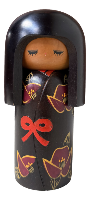 Vintage Sōsaku Kokeshi by Miyashita Hajime, 1970s
