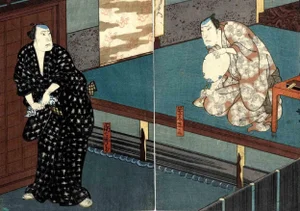 Utagawa Hirosada, Mimasu Daigoro IV, Original Woodcut Print, 1850