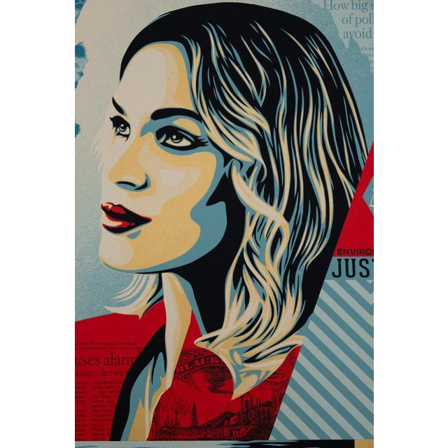 Shepard Fairey, Environment Justice, Silkscreen Print For Sale - Image 4 of 9