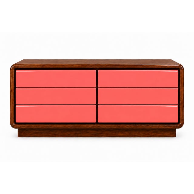 Spectacular Vintage Modern to Postmodern Dresser For Sale - Image 4 of 5
