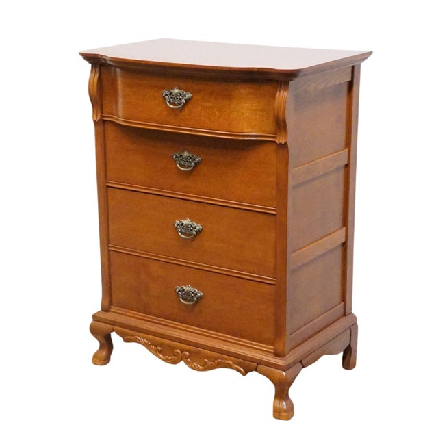 Lexington Furniture Lexington Furniture Victorian Sampler Collection Quarter Sawn Oak 32" Chest of Drawers 391-306 For Sale - Image 4 of 15