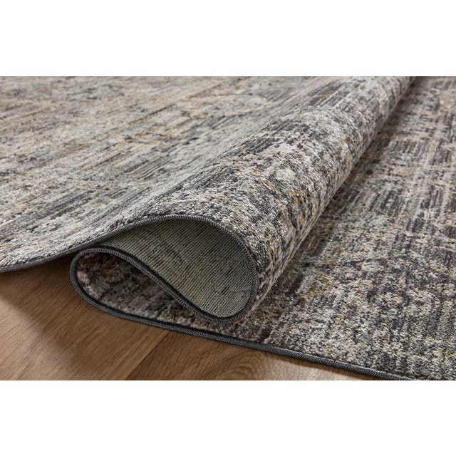 Loloi Rugs Jean Stoffer x Loloi Katherine Graphite / Jade 11'-6" x 15'-7" Area Rug For Sale - Image 4 of 10