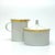 Mid-Century Modern Vintage Mid-Century Modern Rosenthal Kurfürstendamm Gold Embellished Porcelain Creamer and Sugar Bowl Set For Sale - Image 3 of 13