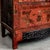 Ruby Red Painted Antique Chinese Two Door Lacquered Cabinet From the Early 19th Century. For Sale - Image 8 of 9