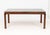 Henredon Mahogany and Elm Extending Dining Table, with two extension leaves, marked to underside. 30" H x 69.5" W x 42" D;...