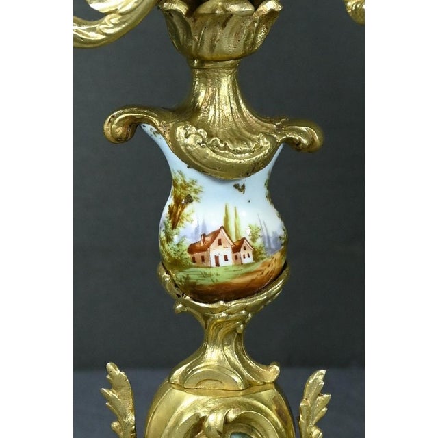Gilt Bronze Fireplace Trim, 1930, Set of 3 For Sale - Image 17 of 18