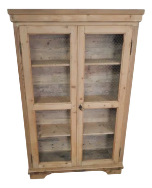 Fir Wood Bookcase, 1950s