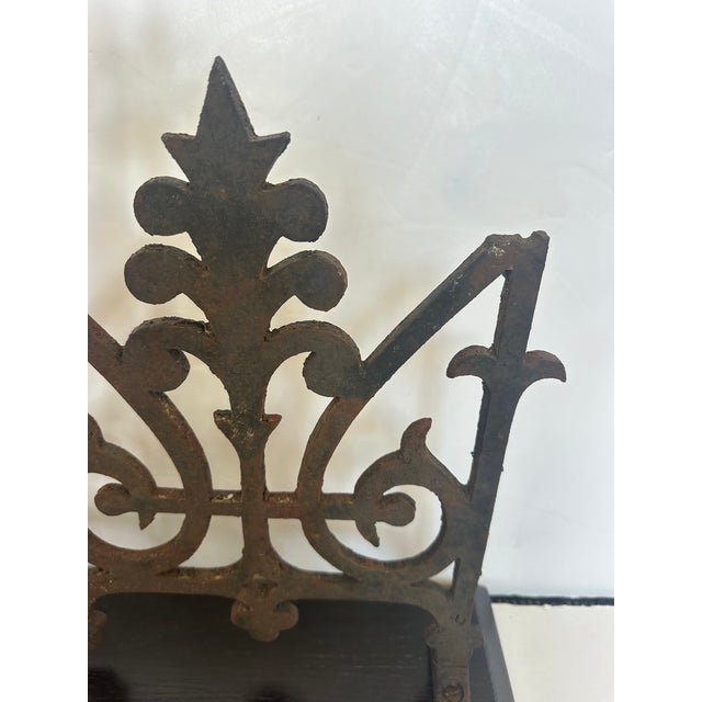 1970s One of a Kind Found Object Iron Fragment Sculpture For Sale - Image 5 of 8