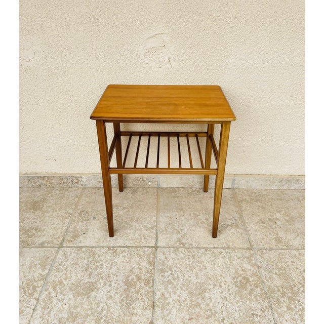 Mid-Century Modern Scandinavian Teak Side Table, 1960s For Sale - Image 3 of 8