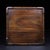 Wood Square Wooden Tray With Mother-of-Pearl Bird and Rose Inlay For Sale - Image 7 of 10
