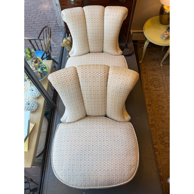 Mid 20th Century Mid 20th Century Slipper Chairs by Century Hickory n.c. For Sale - Image 5 of 9