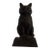 1930s Cast Iron Hubley Large Cat Kitty Doorstop Rustic Farmhouse For Sale