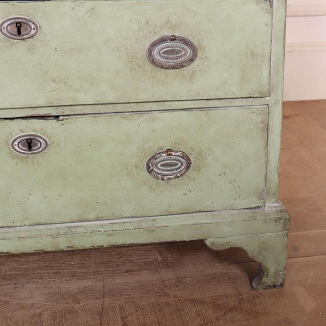 Small English Painted Chest of Drawers For Sale - Image 5 of 11