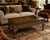 Vintage Grand Tour Map Coffee Table in Weathered Old World Olive and Antiqued Walnut Richly layered and full of European...
